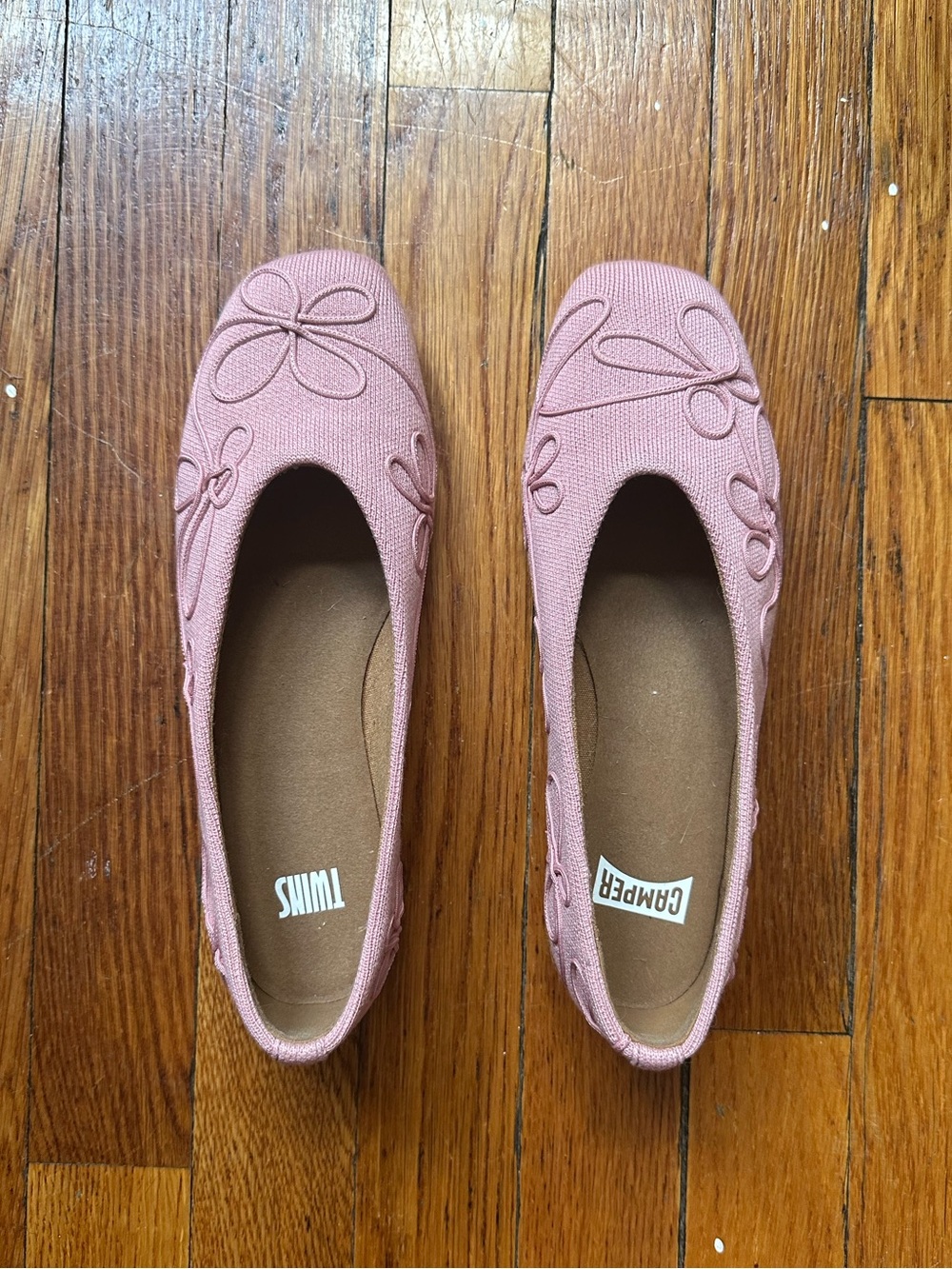 camper twins ballerina flats